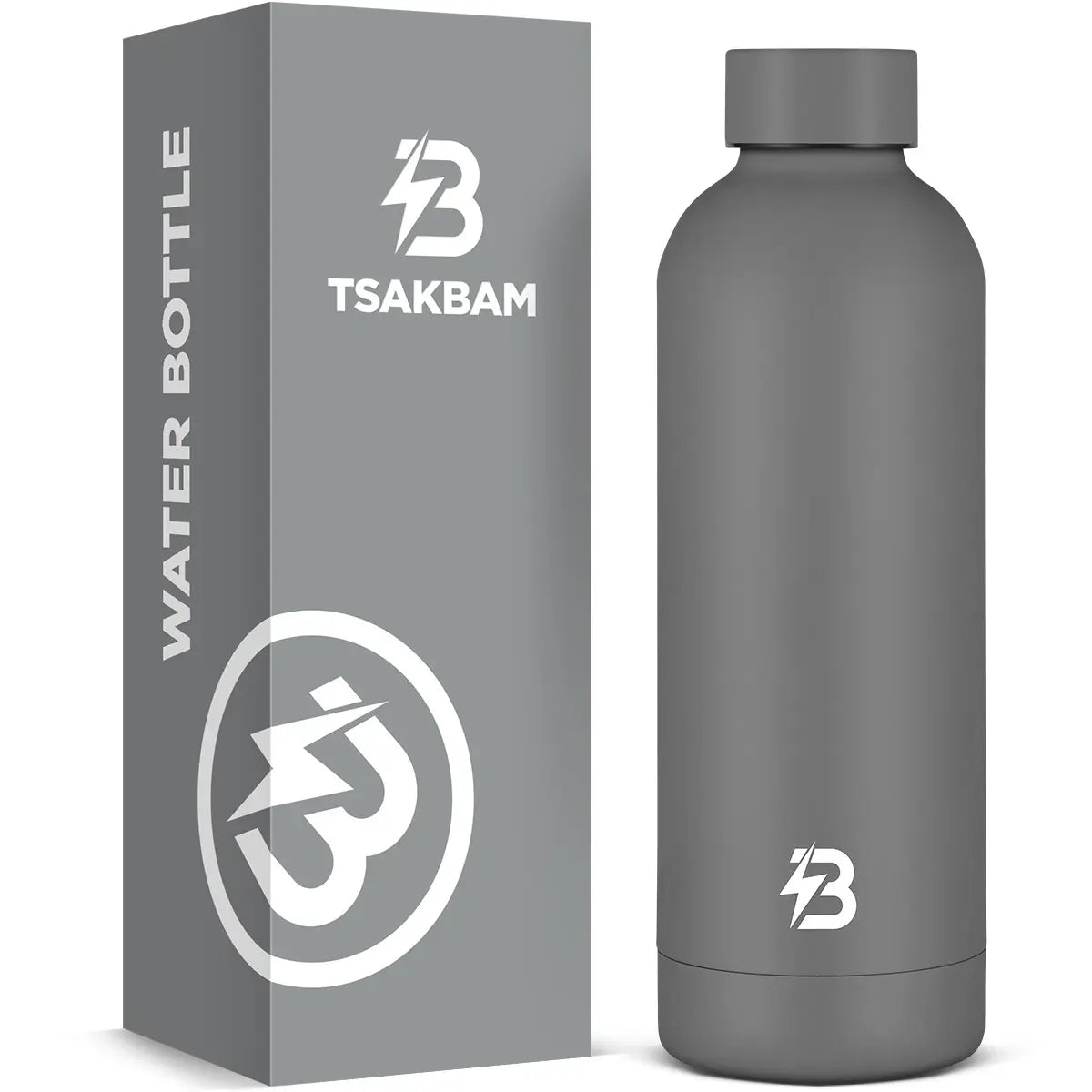 TSAKBAM 23 oz Stainless Steel Vacuum Insulation Flask - Silicone Lid, Leakproof Portable Tumbler, Reusable Drink Container for Sports, Gym Stuff, Double-Wall Keeps Drinks Cozy Longer