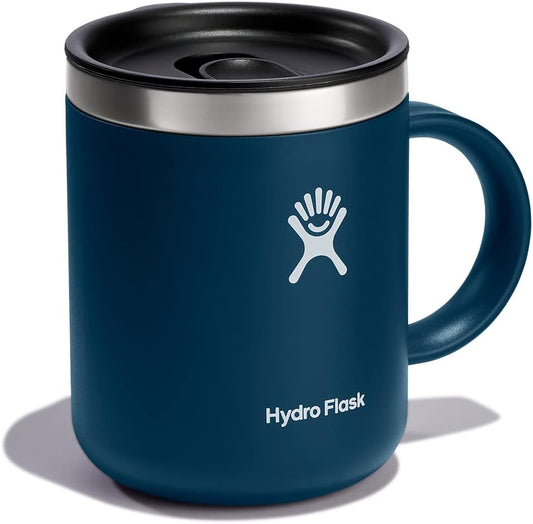Hydro Flask Coffee Mug – Insulated Stainless Steel, Non Spill, Leak Resistant Travel Mug 12 Oz Indigo Blue