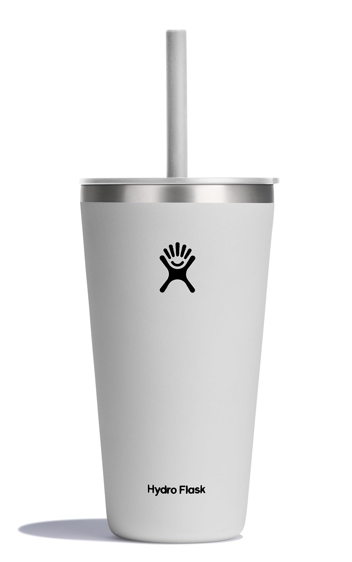 Hydro Flask All Around Tumbler Press-In Lid, Insulated Travel Mug, Stainless Steel Coffee Cup 16 Oz Cloud Pink