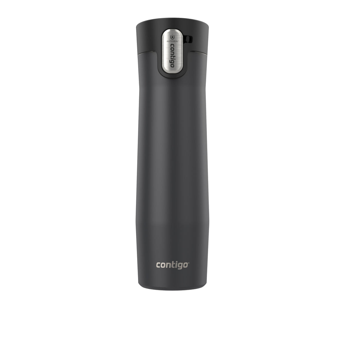 Contigo West Loop Stainless Steel Travel Mug with AUTOSEAL Lid, 16oz., Stainless Steel/Black