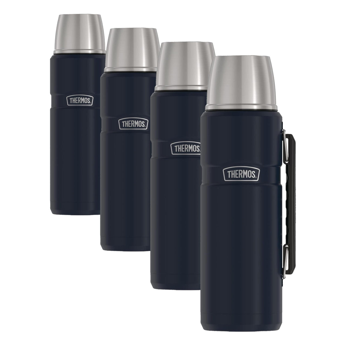 THERMOS Stainless King Vacuum-Insulated Beverage Bottle, 40 Ounce, Matte Stainless Steel
