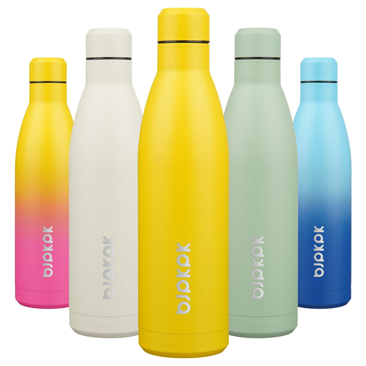 BJPKPK 12 oz Small Mini Water Bottle, Insulated Stainless Steel Flask