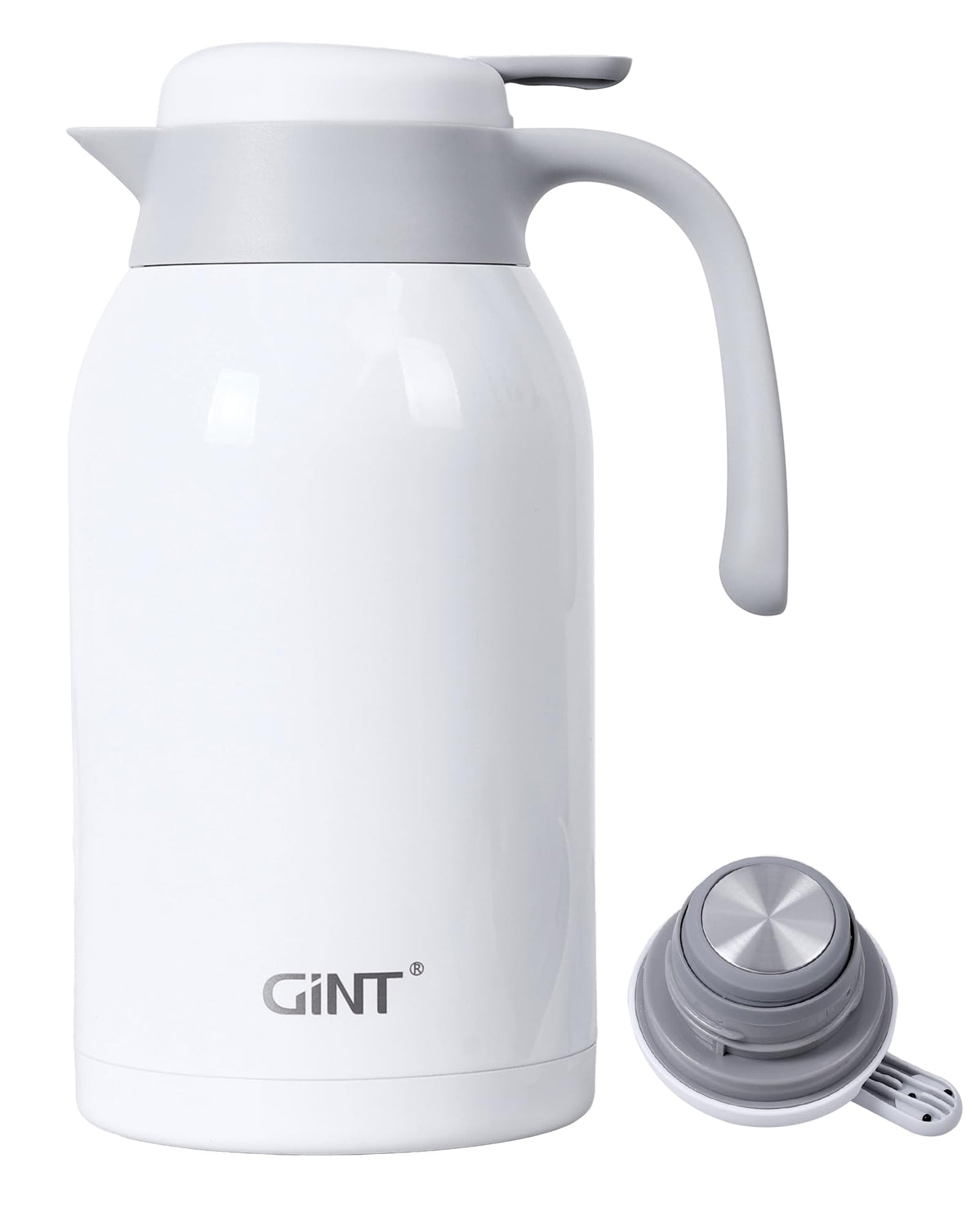 GiNT 74oz Thermal Coffee Carafe, Insulated Carafe for Hot Liquids(Black)
