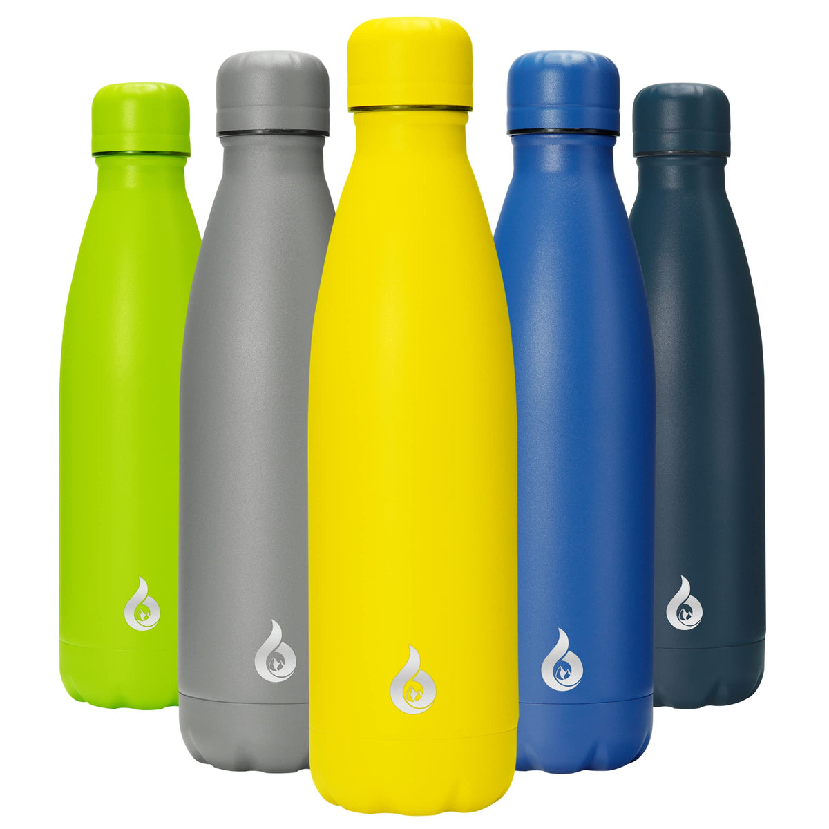 BJPKPK 12 oz Small Water Bottle, Reusable Insulated Stainless Steel Flask