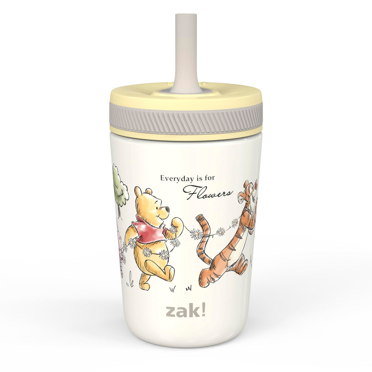 Zak Designs Spaceships Kelso 12oz Stainless Steel Leak-Proof Toddler Cup