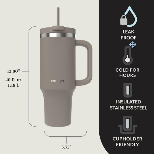 Contigo Streeterville 40oz Tumbler Stainless Steel Vacuum Insulated Leak-Proof Cold for 29 Hours Inkycap