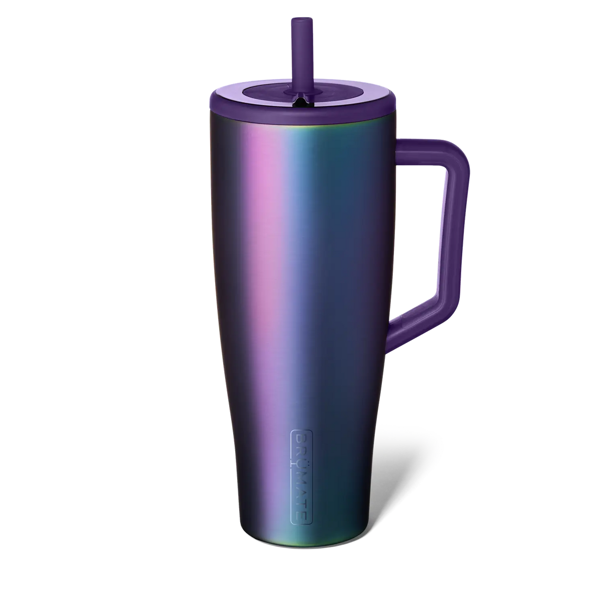 BrüMate Era Tumbler with Handle and Straw | 40oz, 30oz, 20oz Sizes | 100% Leakproof Insulated Tumbler | Keeps Ice 24+ Hours | Cup Holder Friendly Base Mug