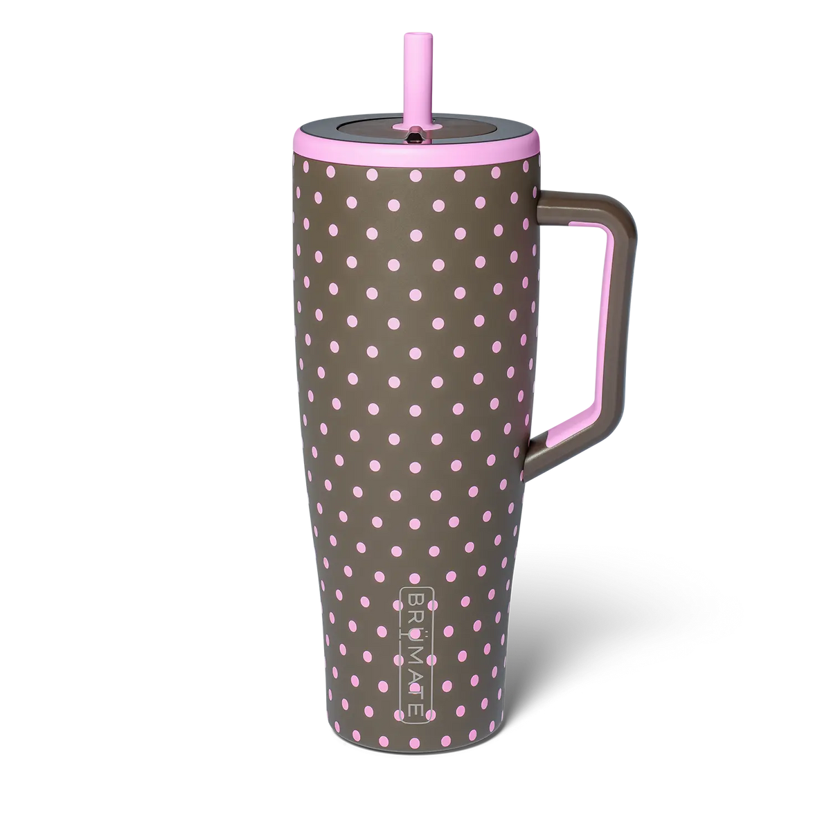 BrüMate Era Tumbler with Handle and Straw | 40oz, 30oz, 20oz Sizes | 100% Leakproof Insulated Tumbler | Keeps Ice 24+ Hours | Cup Holder Friendly Base Mug