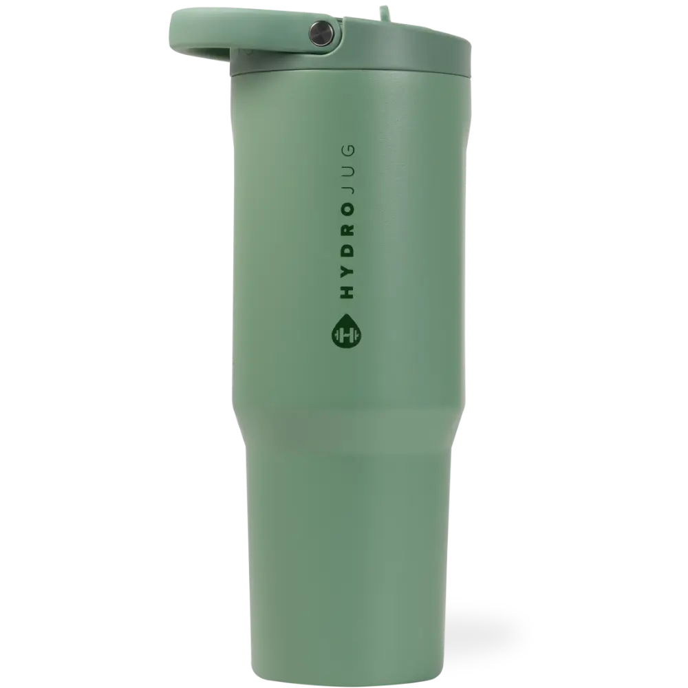 HydroJug Sport | Portable Leak-Proof Water Bottle with Flip Straw & Handle