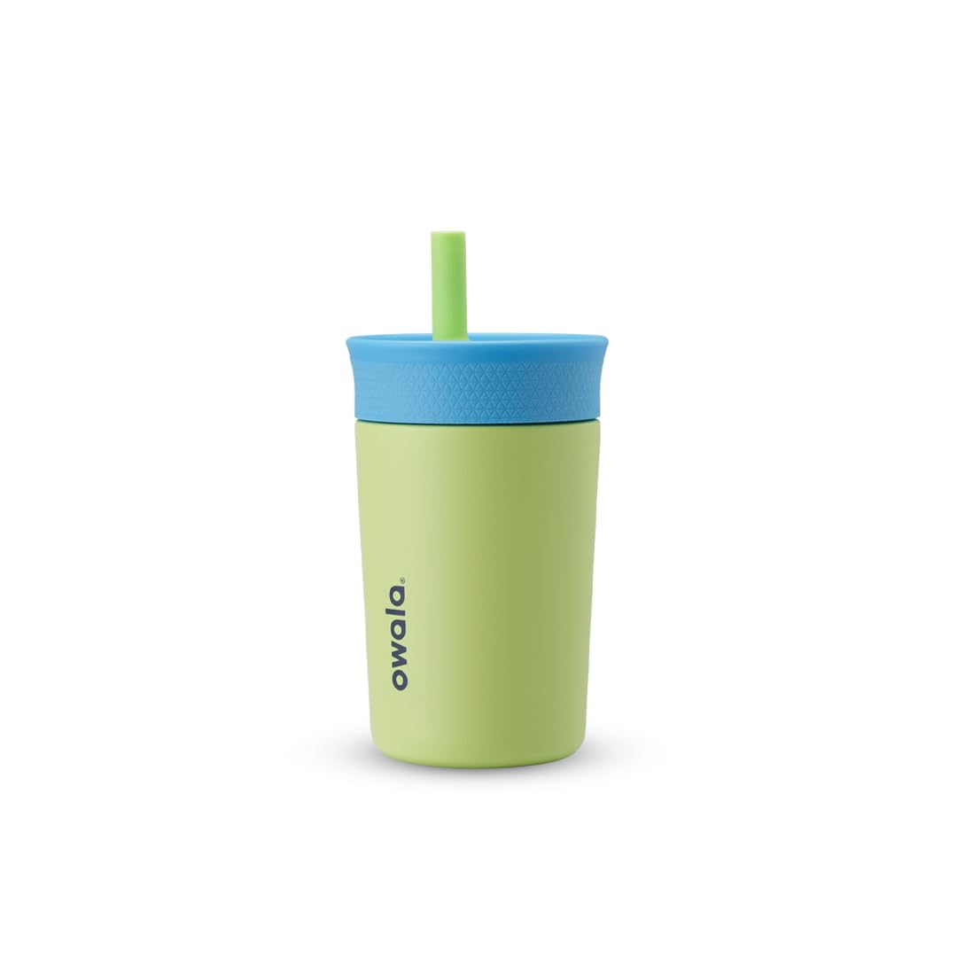 Owala Tumbler Kids Stainless Steel Water Bottle 12 oz Lilac Rocket