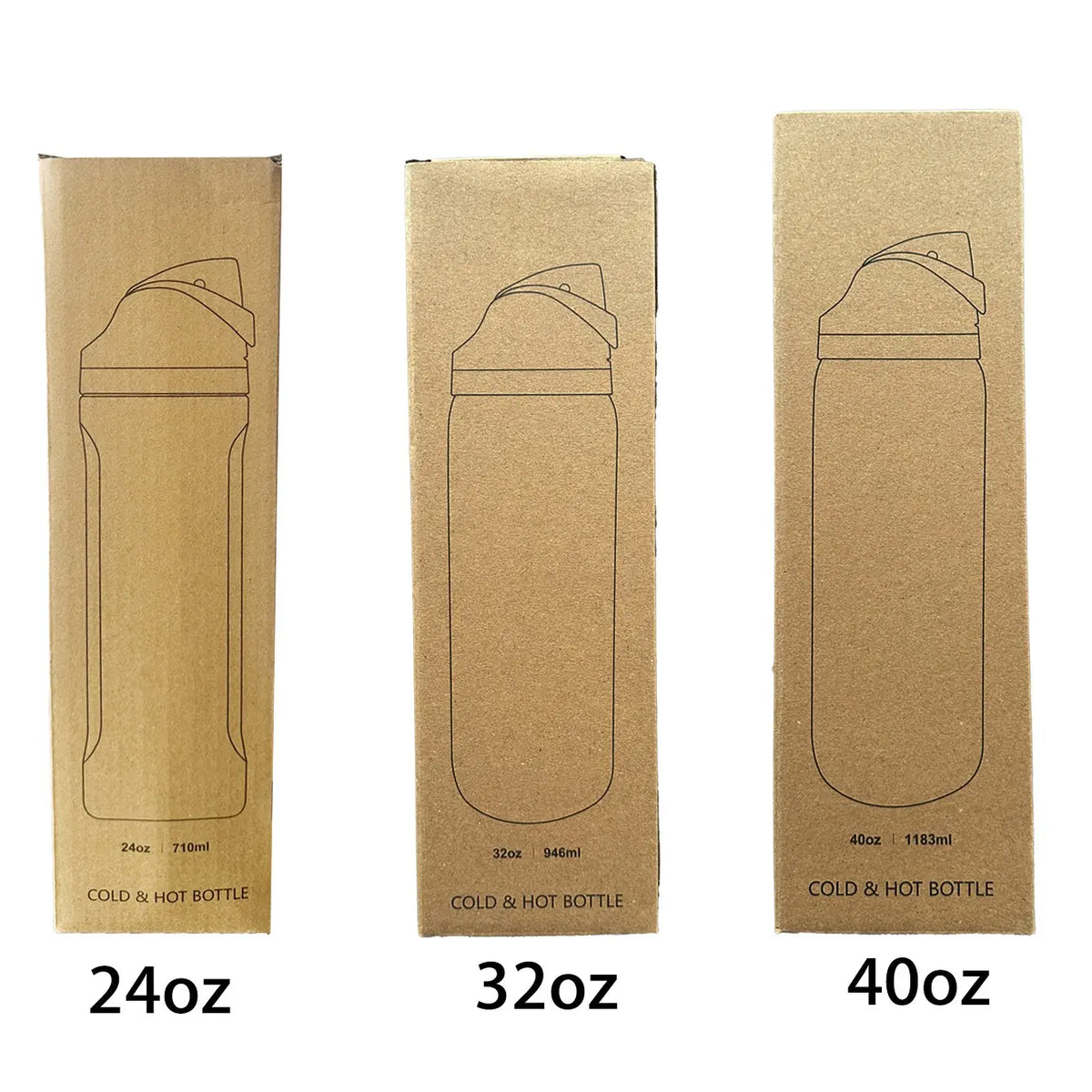 Insulated Stainless Steel Water Bottle Tumbler, 24oz-40oz Dual Layer with Straw Design, Ideal for Sports, Travel, Office and As Gifts, Insulated Water Bottles, Insulated Drinkware