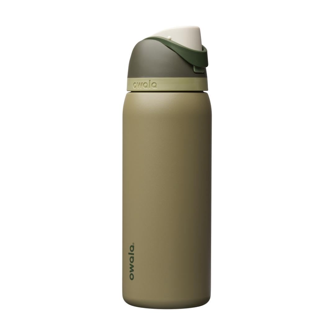 Owala FreeSip Stainless Steel Water Bottle 32 oz Dreamy Field