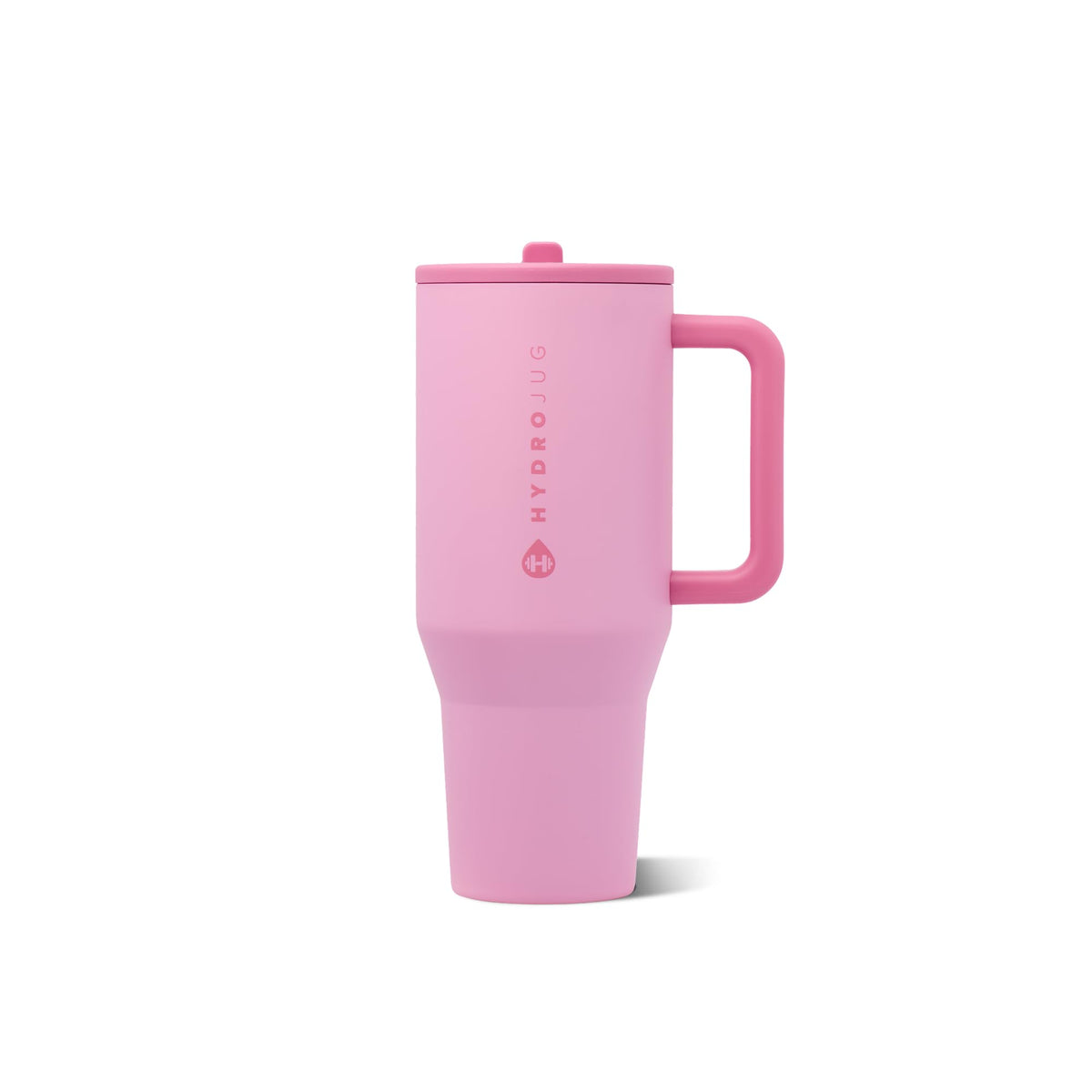 HydroJug Traveler 32oz, Insulated Tumbler with Handle & Straw, Cream
