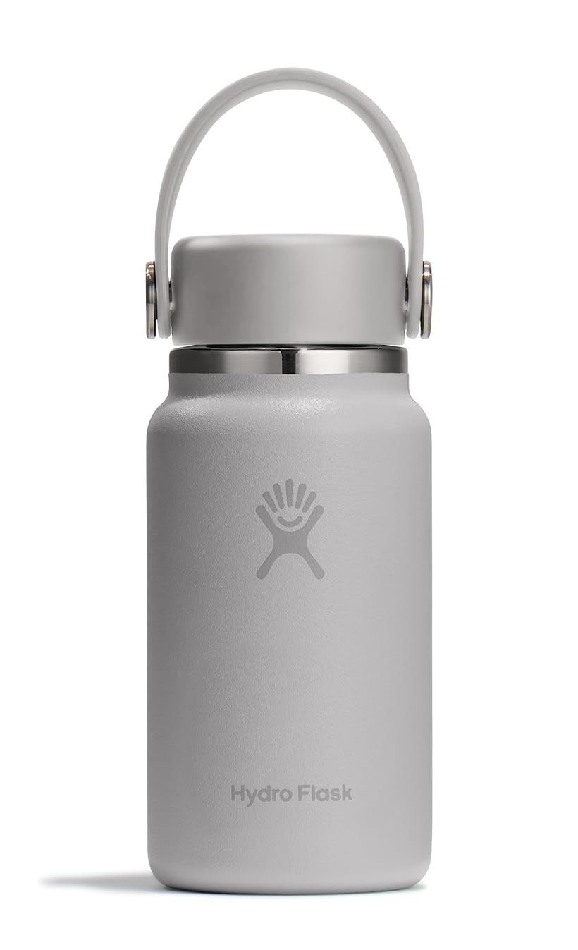 Hydro Flask Micro Bottle - Insulated Mini Leak Proof Flask for Purse or Pocket in 6.7 Oz Agave Green