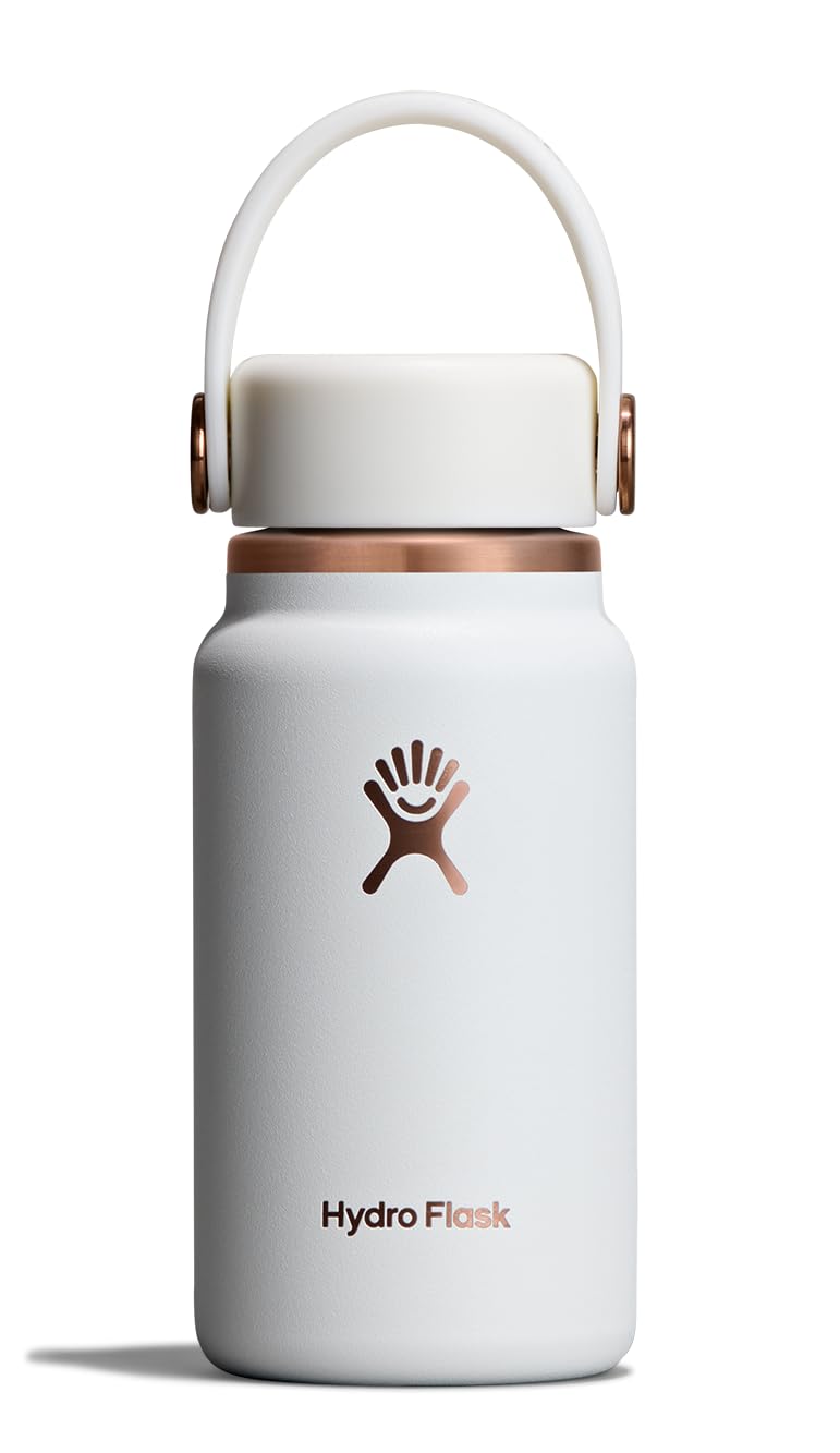 Hydro Flask Micro Bottle - Insulated Mini Leak Proof Flask for Purse or Pocket in 6.7 Oz Agave Green