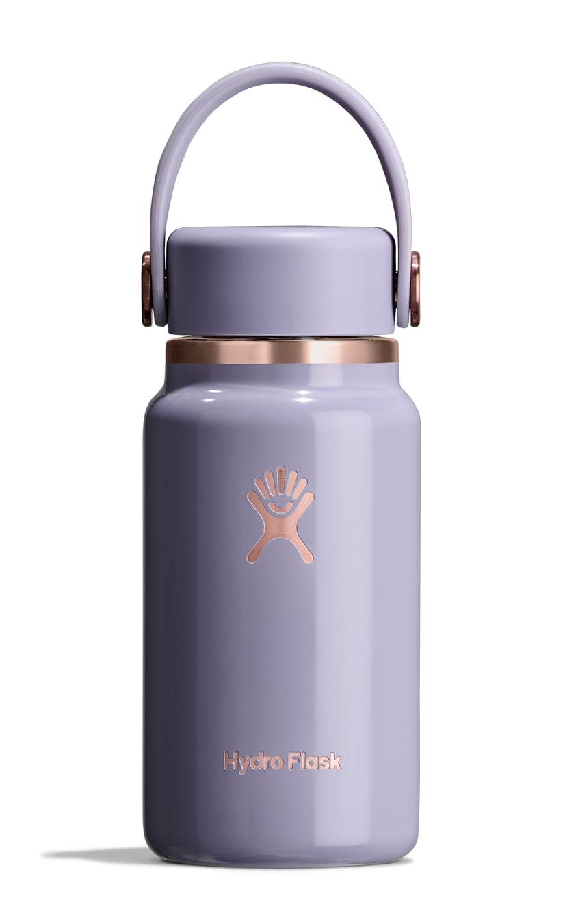 Hydro Flask Micro Bottle - Insulated Mini Leak Proof Flask for Purse or Pocket in 6.7 Oz Agave Green