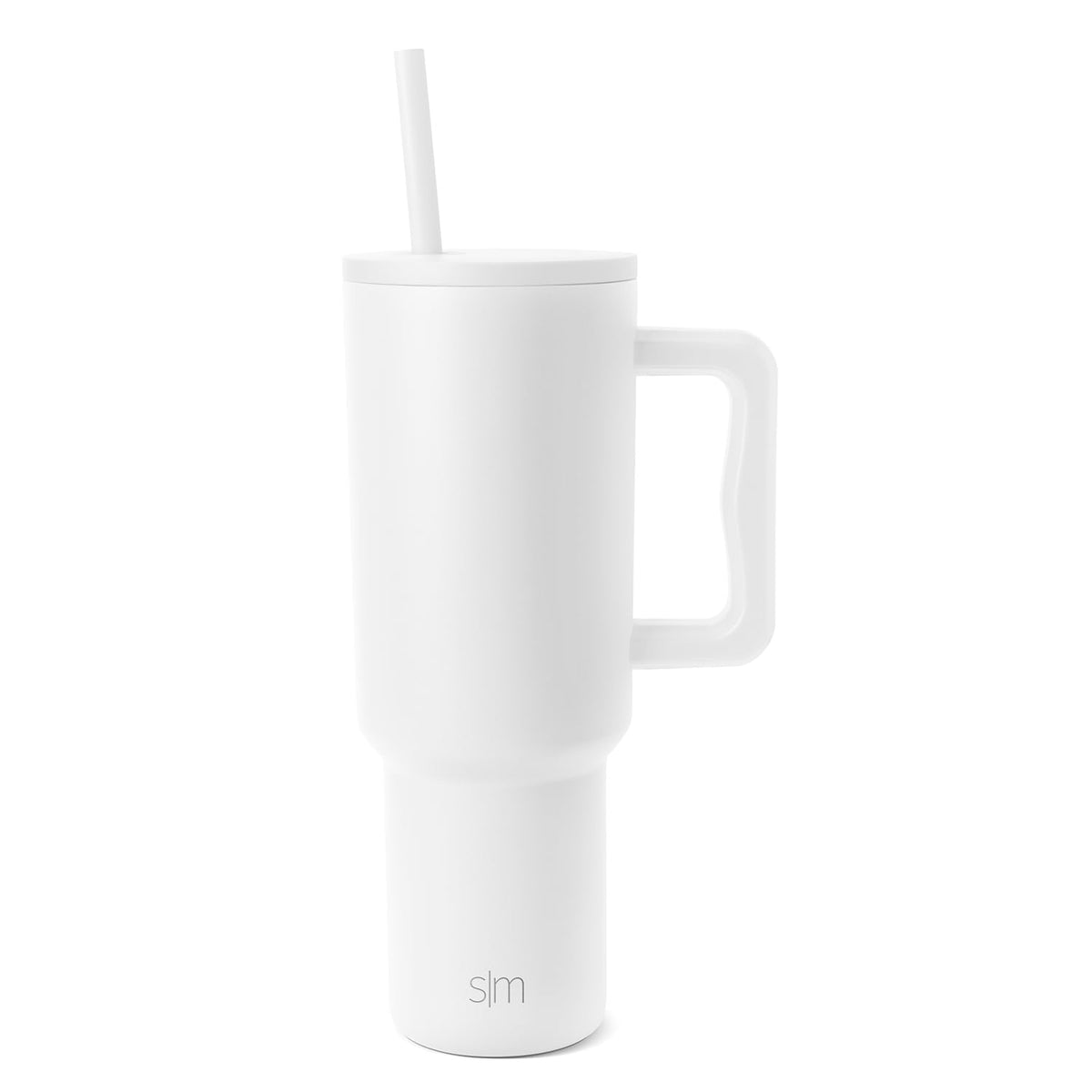 Simple Modern Tumbler with Handle and Straw | 40oz | Green
