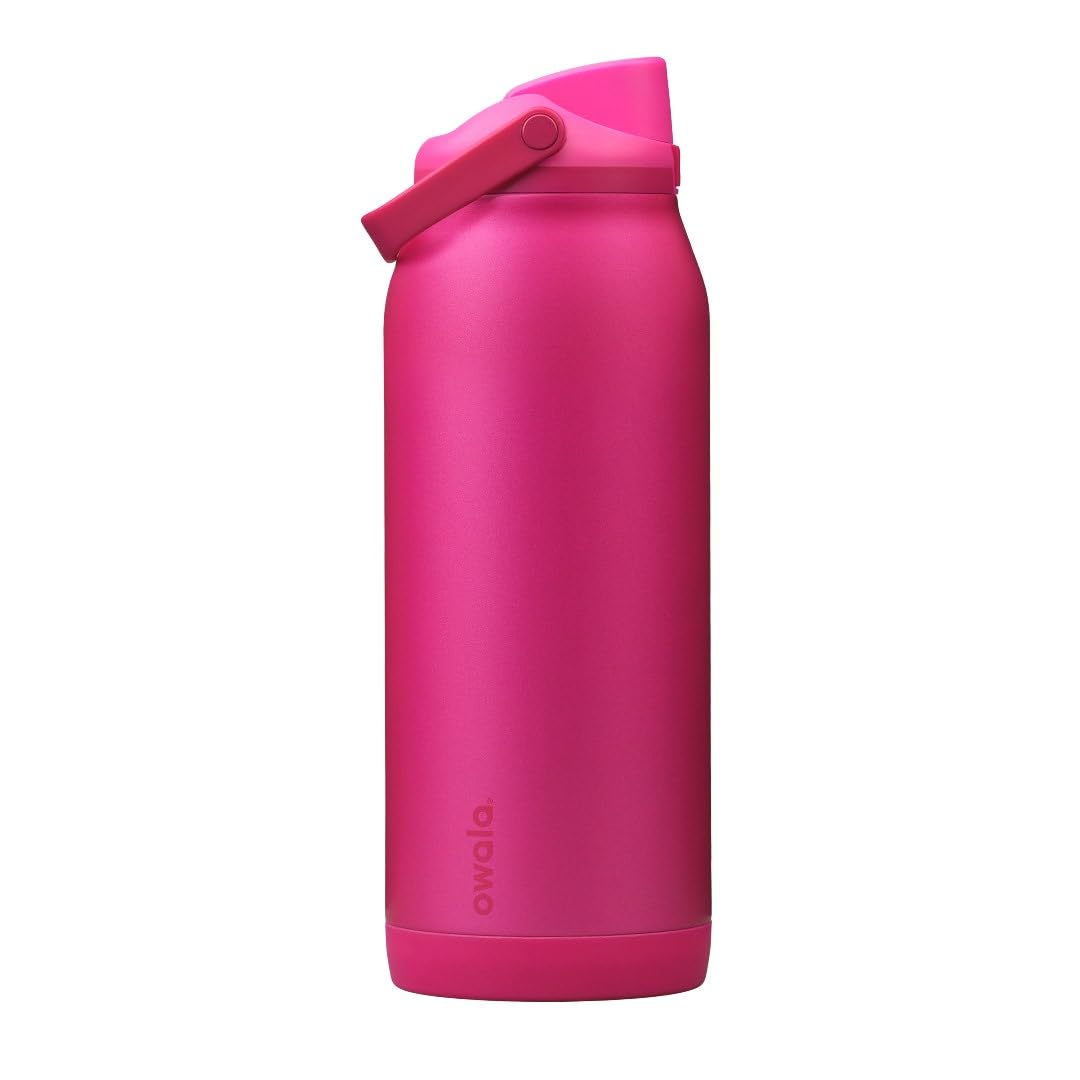Owala FreeSip Sway Insulated Stainless Steel Water Bottle with Two-Way Spout, Built-In Straw and Bucket Handle, Made for Travel, School, and Sports, 30oz, BPA Free, Leak Proof, Daybreak
