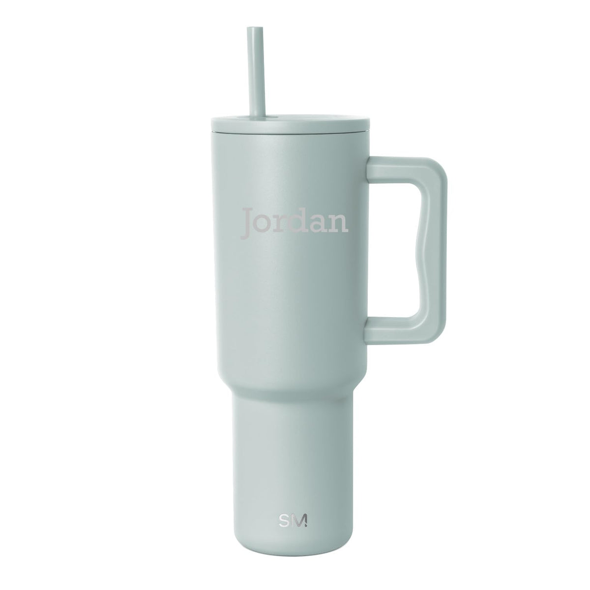 Simple Modern Tumbler with Handle and Straw | 40oz | Green