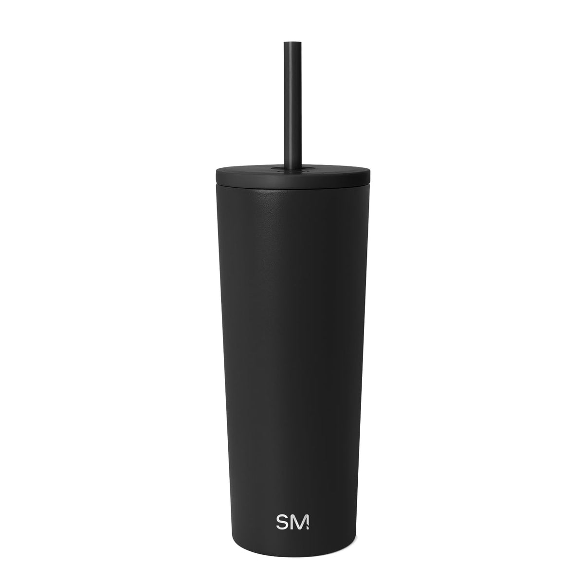 Simple Modern Iced Coffee Tumbler, Insulated | 24oz | Black