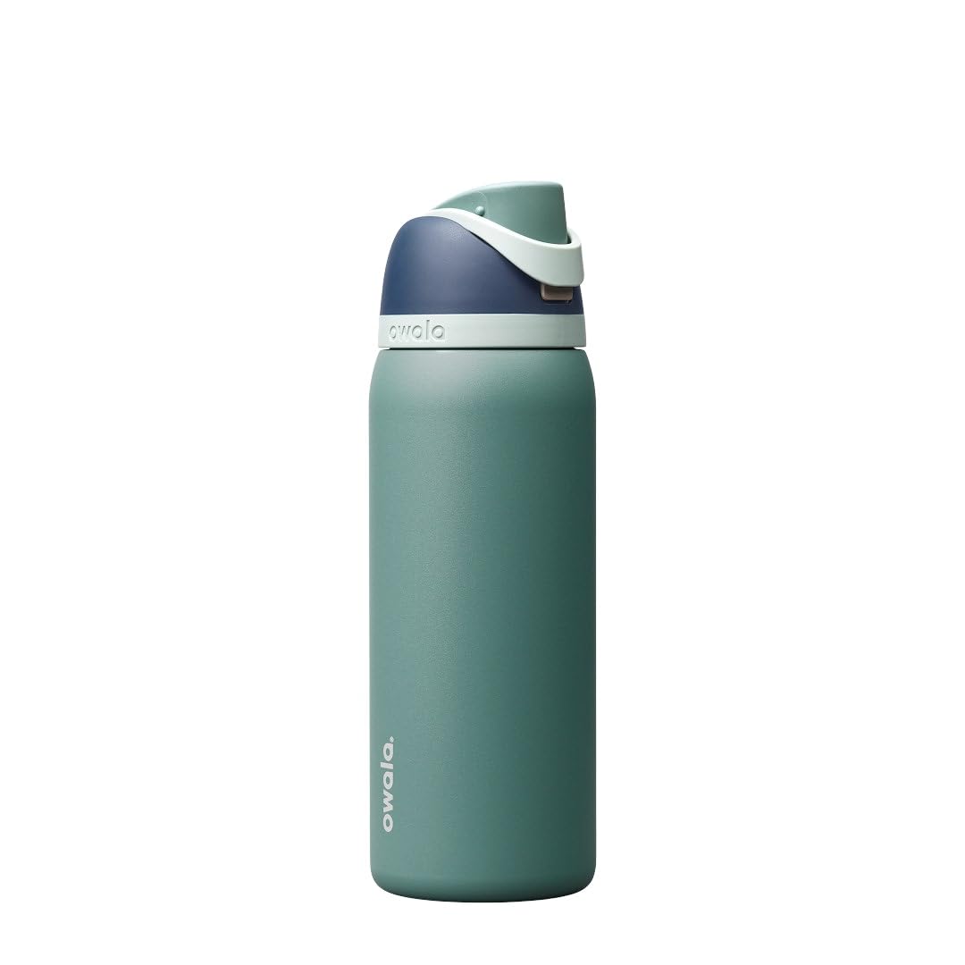 Owala FreeSip Stainless Steel Water Bottle 24 oz Shy Marshmallow