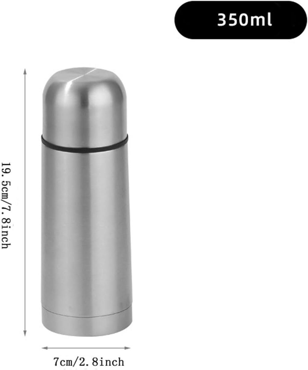 Insulated Thermal Bottle With Cup Stainless Steel Coffee Flask For Hot And Cold Drink,Vacuum Insulated Tumbler Water Bottle,Double Walled Sport Travel Mug (350ml)