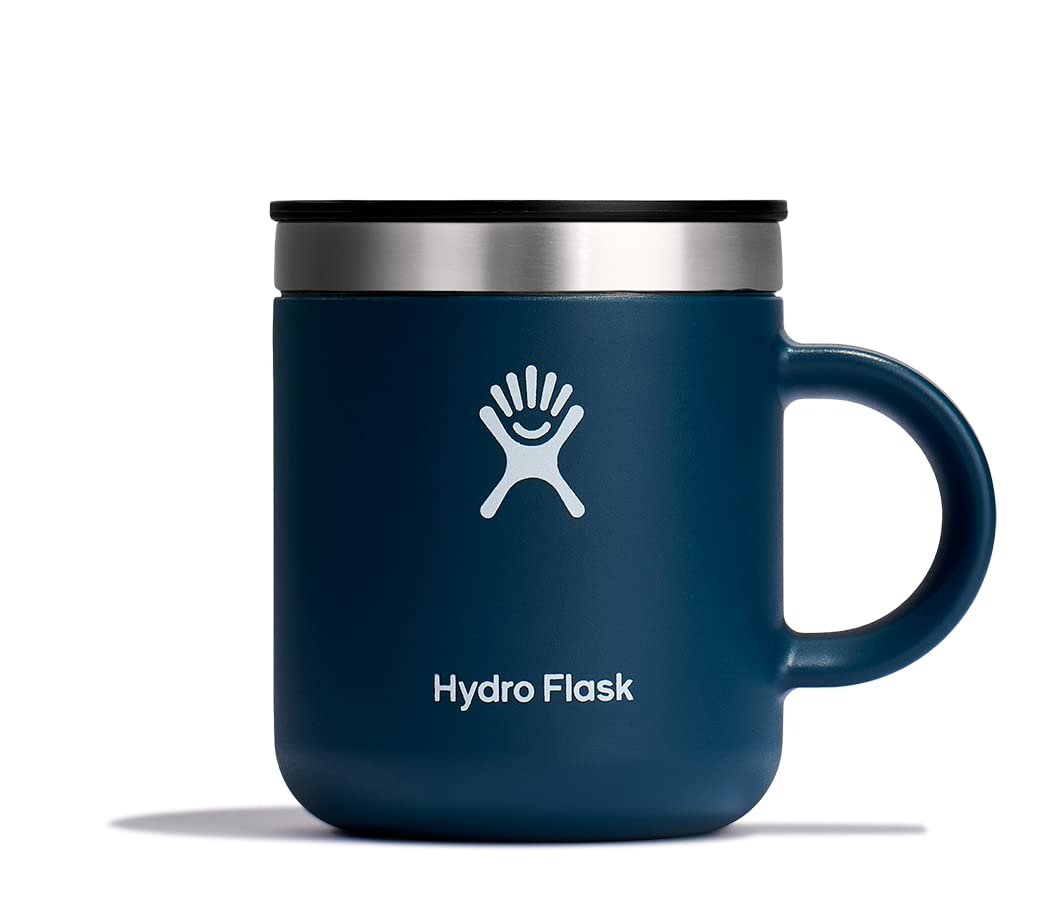 Hydro Flask Coffee Mug – Insulated Stainless Steel, Non Spill, Leak Resistant Travel Mug 12 Oz Indigo Blue