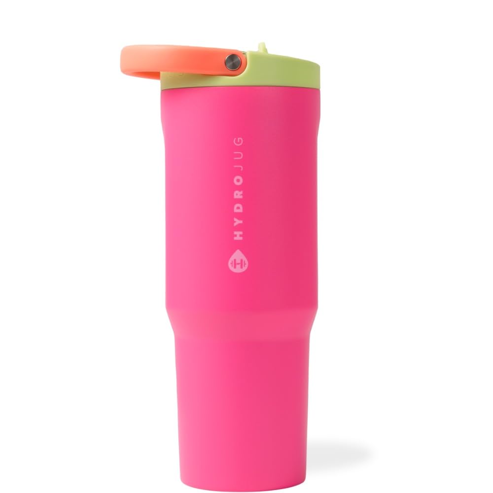 HydroJug Sport 32 oz Insulated Stainless Steel Water Bottle, Cream