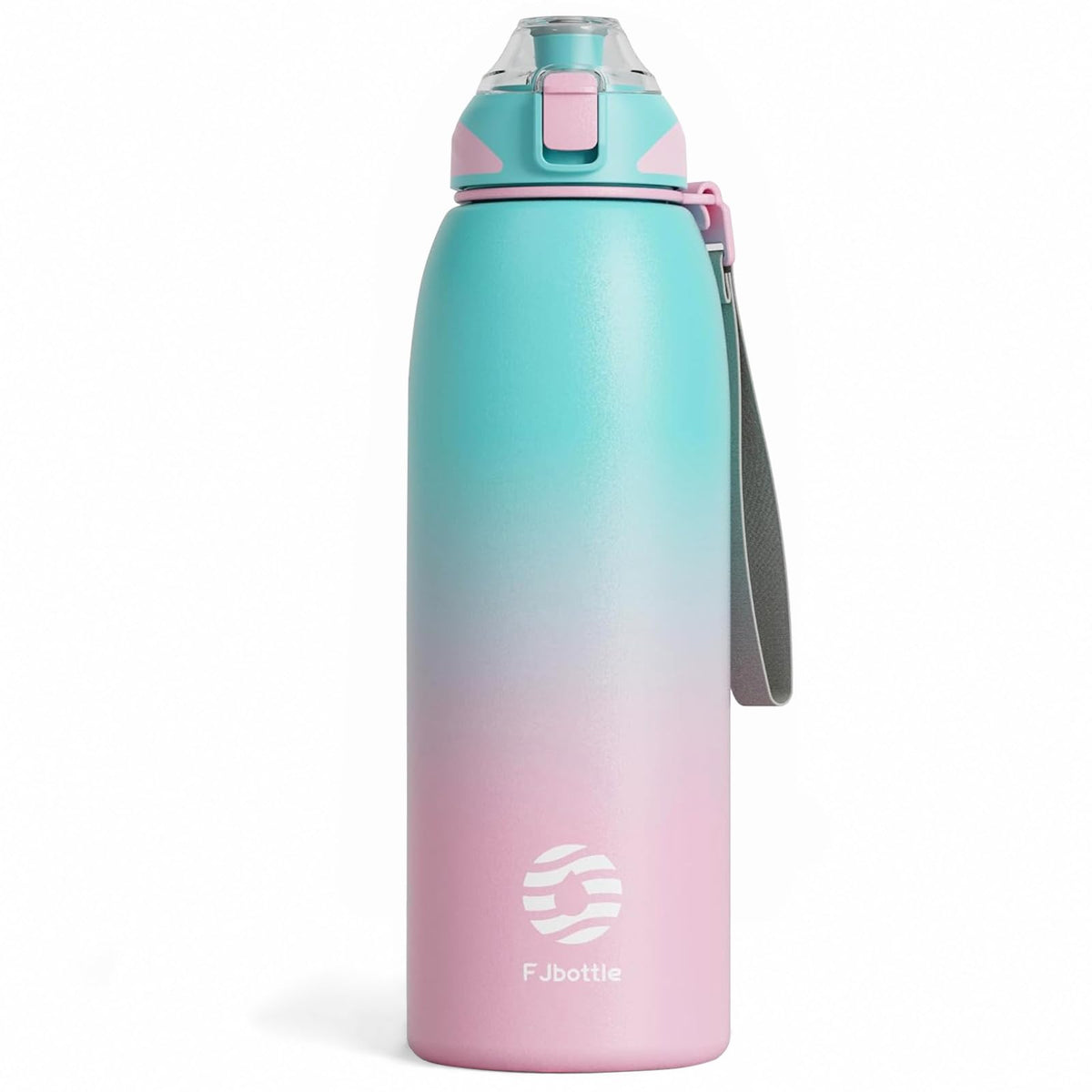 Fjbottle Insulated Water Bottle,27 oz Stainless Steel Wide Mouth Sports Water Bottle Double Wall Vacuum Leak Proof BPA Free Drinks Flask Keep Hot Or Cold Thermo Mug For university,Outdoor,Travel,Gym