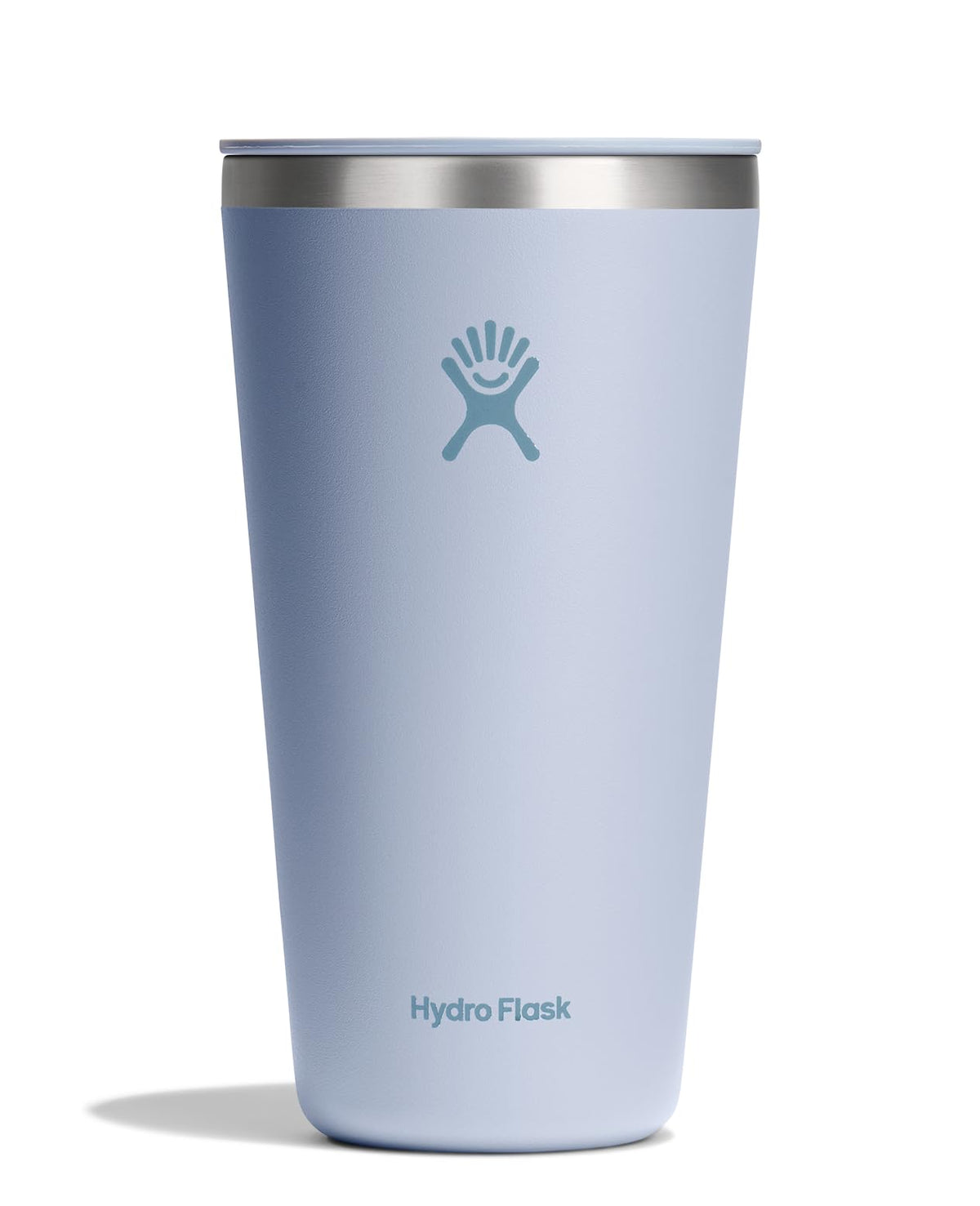 Hydro Flask All Around Tumbler Press-In Lid, Insulated Travel Mug, Stainless Steel Coffee Cup 16 Oz Cloud Pink