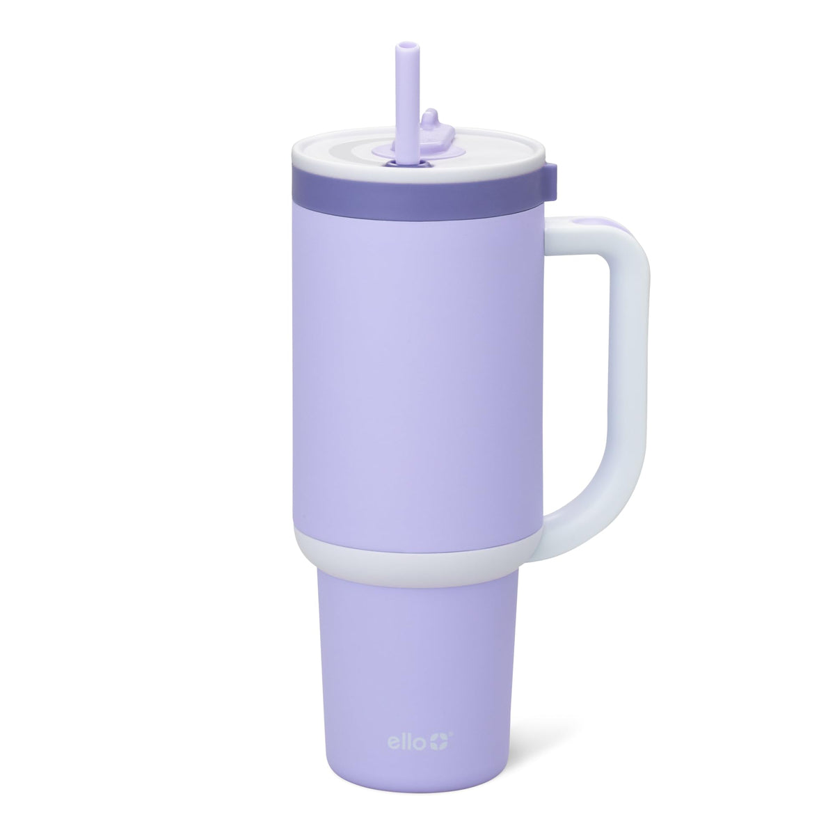 Ello Oasis 30oz Insulated Stainless Steel Tumbler with Straw, Daisies