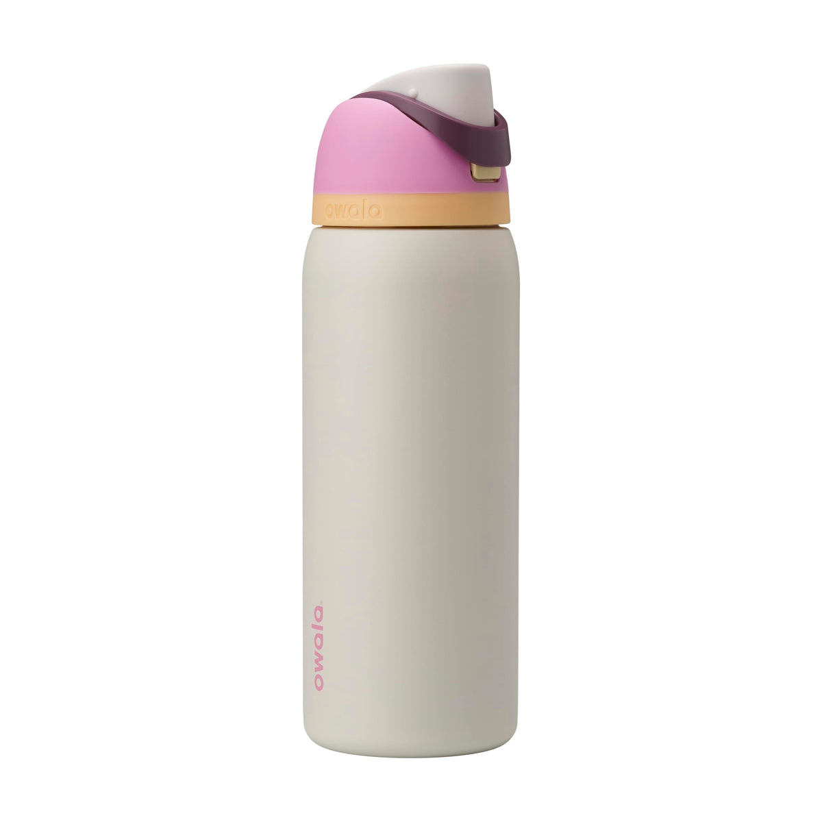 Owala FreeSip Stainless Steel Water Bottle 24 oz Shy Marshmallow
