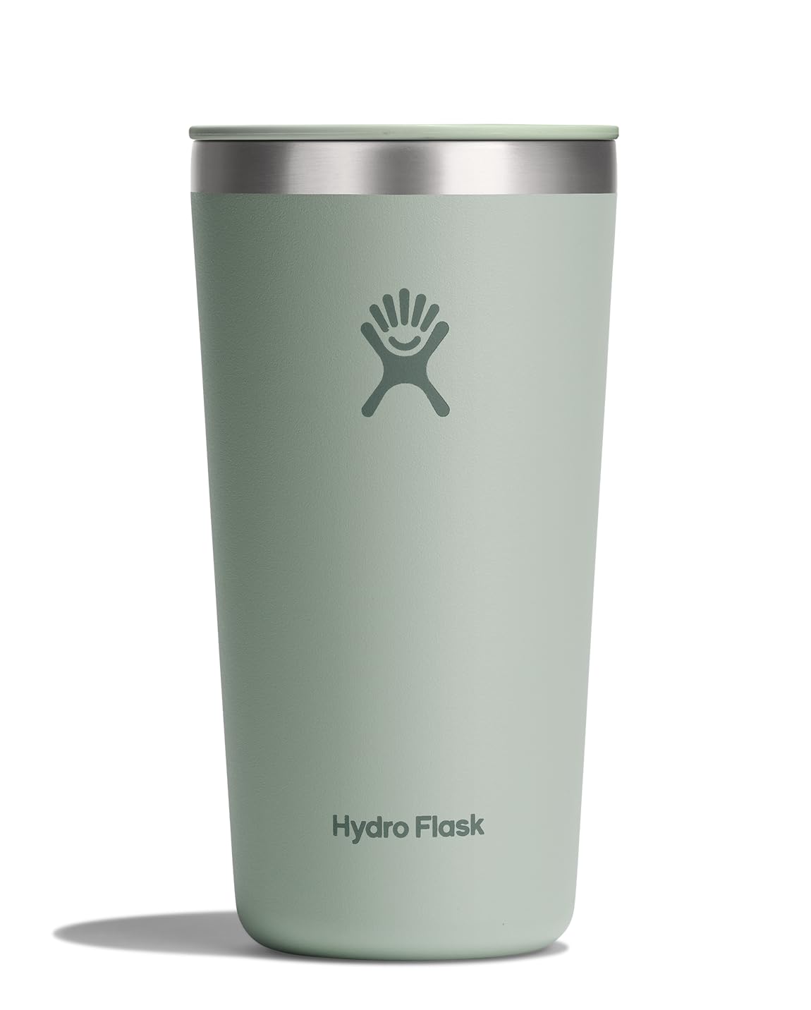 Hydro Flask All Around Tumbler Press-In Lid, Insulated Travel Mug, Stainless Steel Coffee Cup 16 Oz Cloud Pink