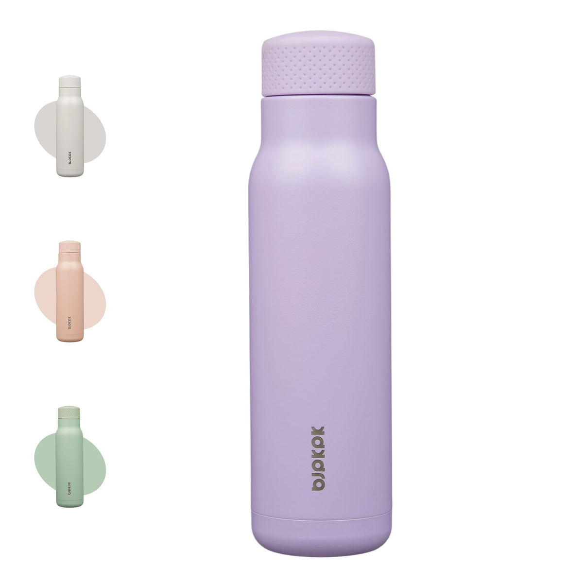 BJPKPK 21 oz Insulated Water Bottle, Leakproof Stainless Steel Flask