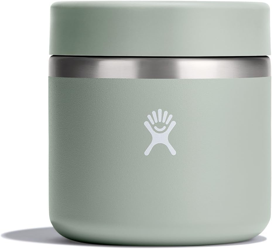 Hydro Flask Food Jar – Insulated Stainless Steel, Snack Travel Container for Hot Food, Lunch, & Soup 20 Oz Black