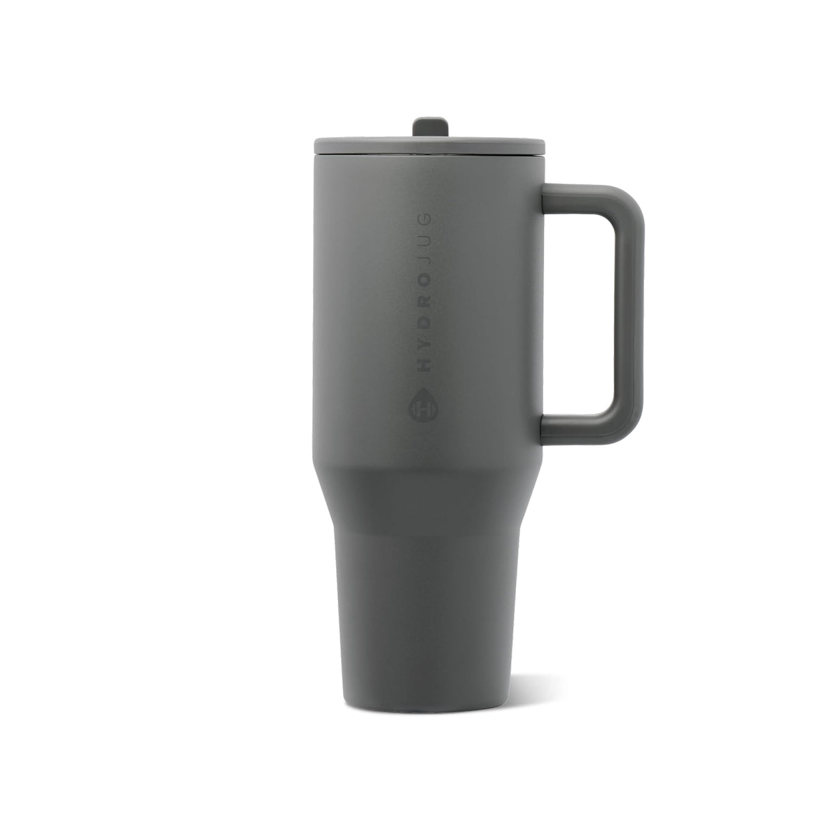 HydroJug Traveler 40oz, Insulated Tumbler with Handle & Straw, Cream