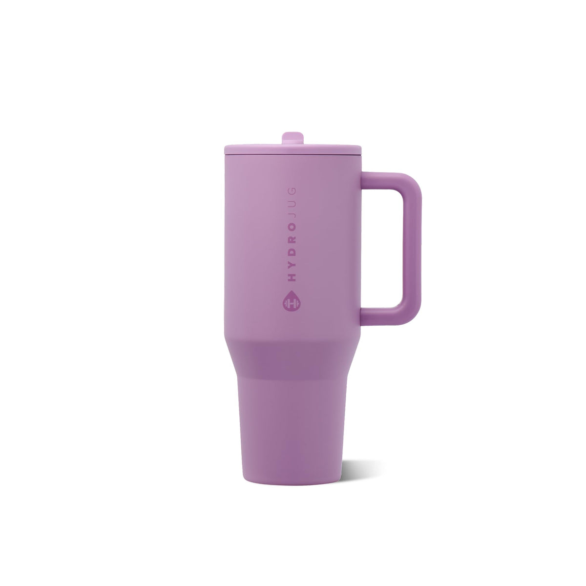 HydroJug Traveler 40oz, Insulated Tumbler with Handle & Straw, Cream