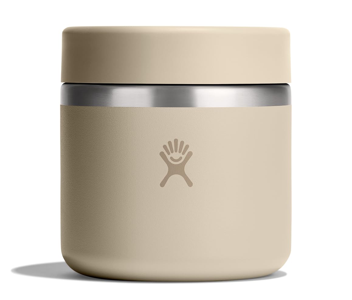 Hydro Flask Food Jar – Insulated Stainless Steel, Snack Travel Container for Hot Food, Lunch, & Soup 20 Oz Black
