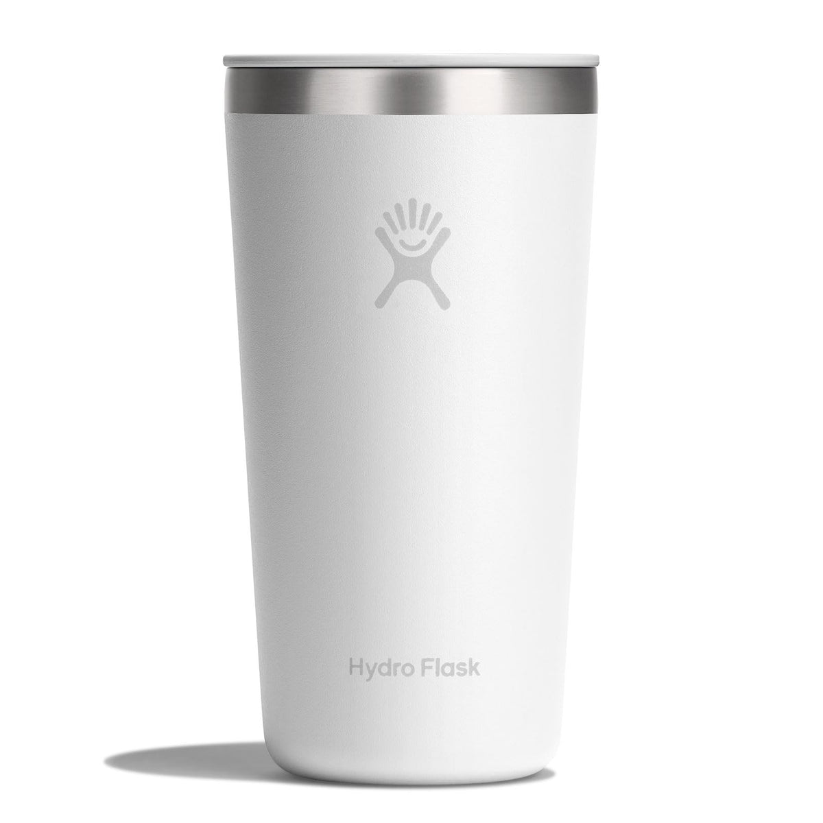 Hydro Flask All Around Tumbler Press-In Lid, Insulated Travel Mug, Stainless Steel Coffee Cup 16 Oz Cloud Pink