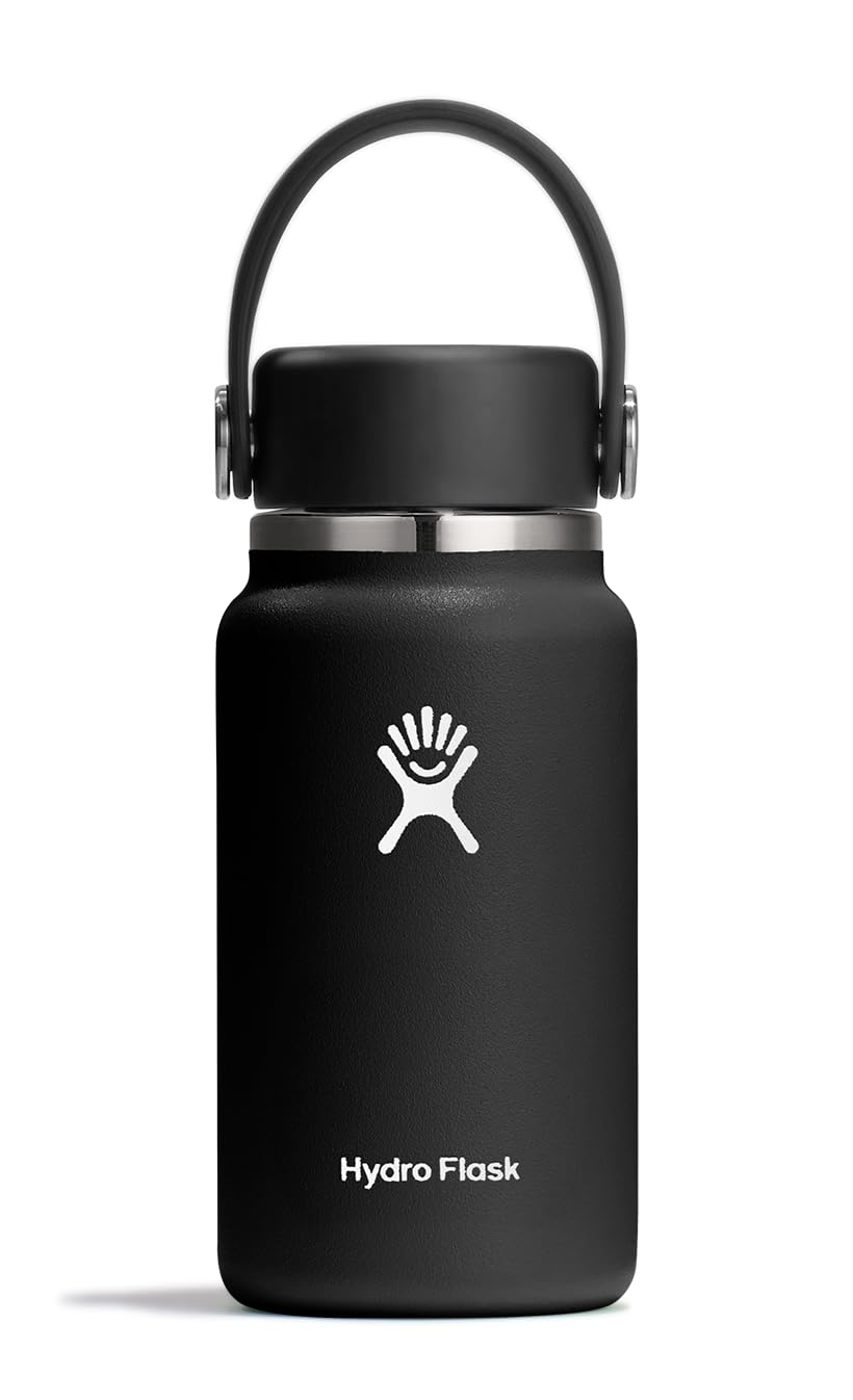 Hydro Flask Micro Bottle - Insulated Mini Leak Proof Flask for Purse or Pocket in 6.7 Oz Agave Green