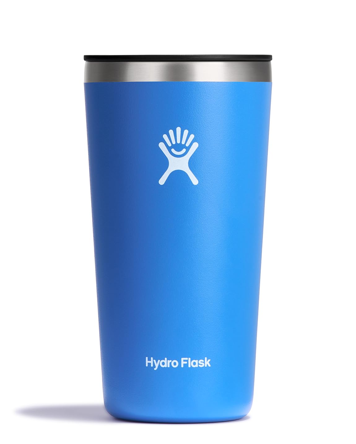 Hydro Flask All Around Tumbler Press-In Lid, Insulated Travel Mug, Stainless Steel Coffee Cup 16 Oz Cloud Pink