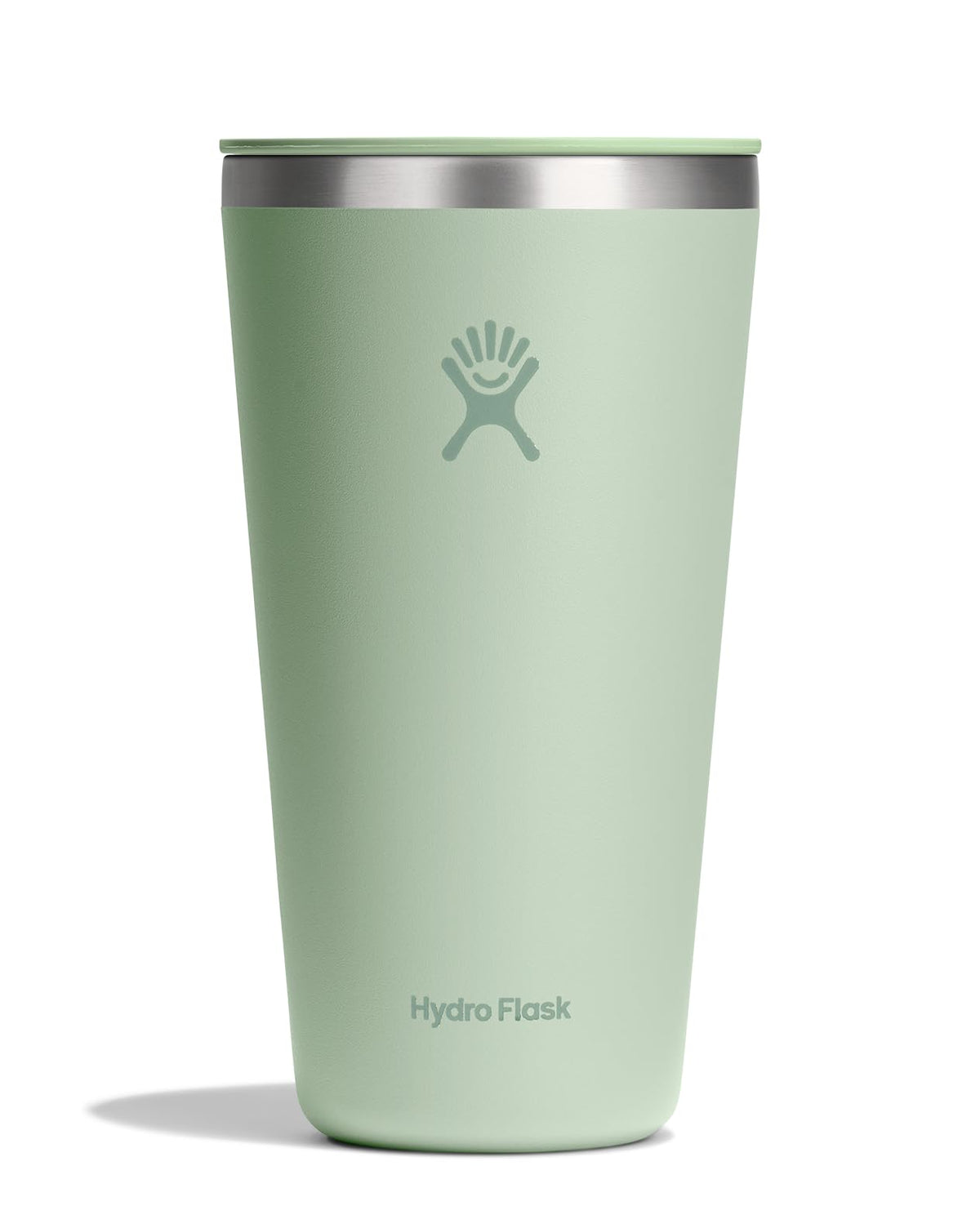 Hydro Flask All Around Tumbler Press-In Lid, Insulated Travel Mug, Stainless Steel Coffee Cup 16 Oz Cloud Pink