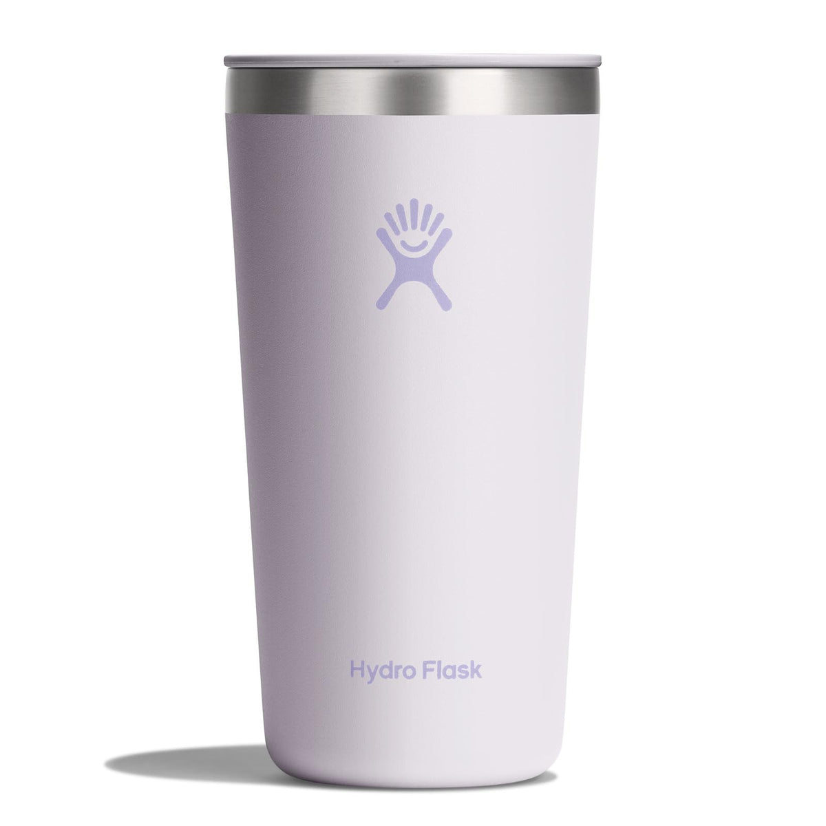 Hydro Flask All Around Tumbler Press-In Lid, Insulated Travel Mug, Stainless Steel Coffee Cup 16 Oz Cloud Pink