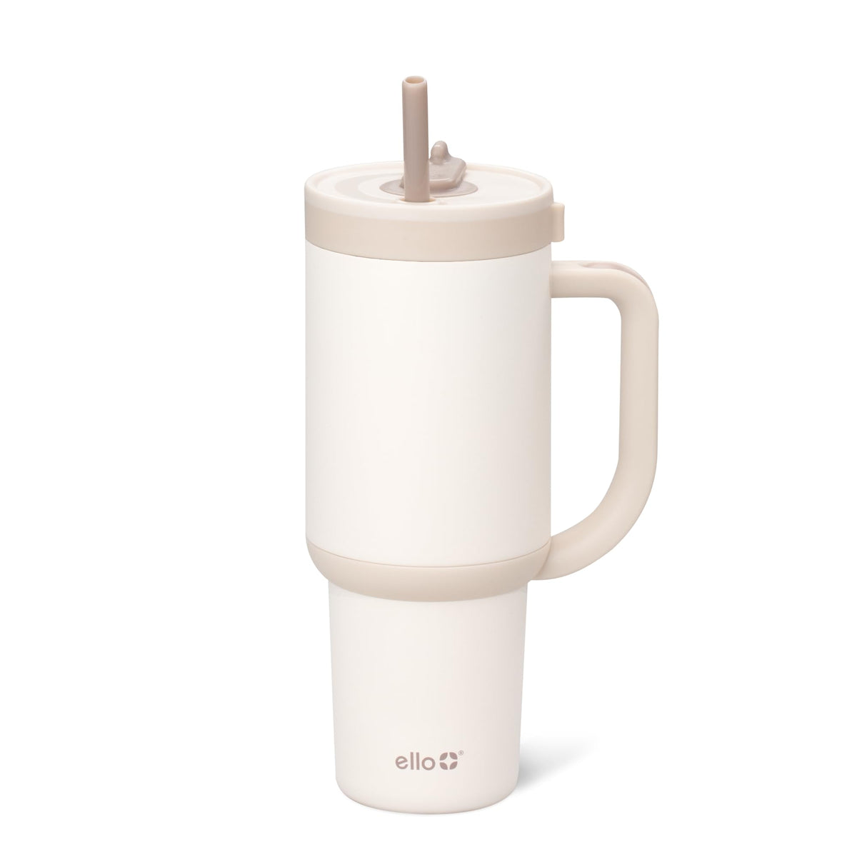 Ello Oasis 30oz Insulated Stainless Steel Tumbler with Straw, Daisies