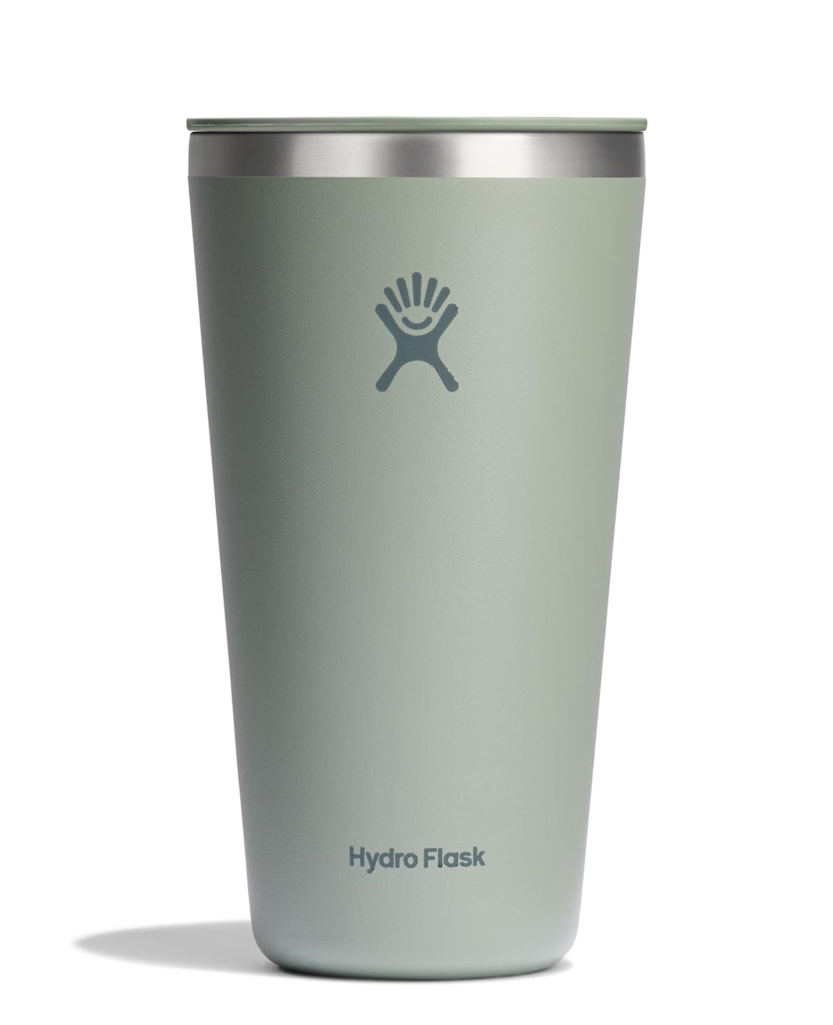 Hydro Flask All Around Tumbler Press-In Lid, Insulated Travel Mug, Stainless Steel Coffee Cup 16 Oz Cloud Pink
