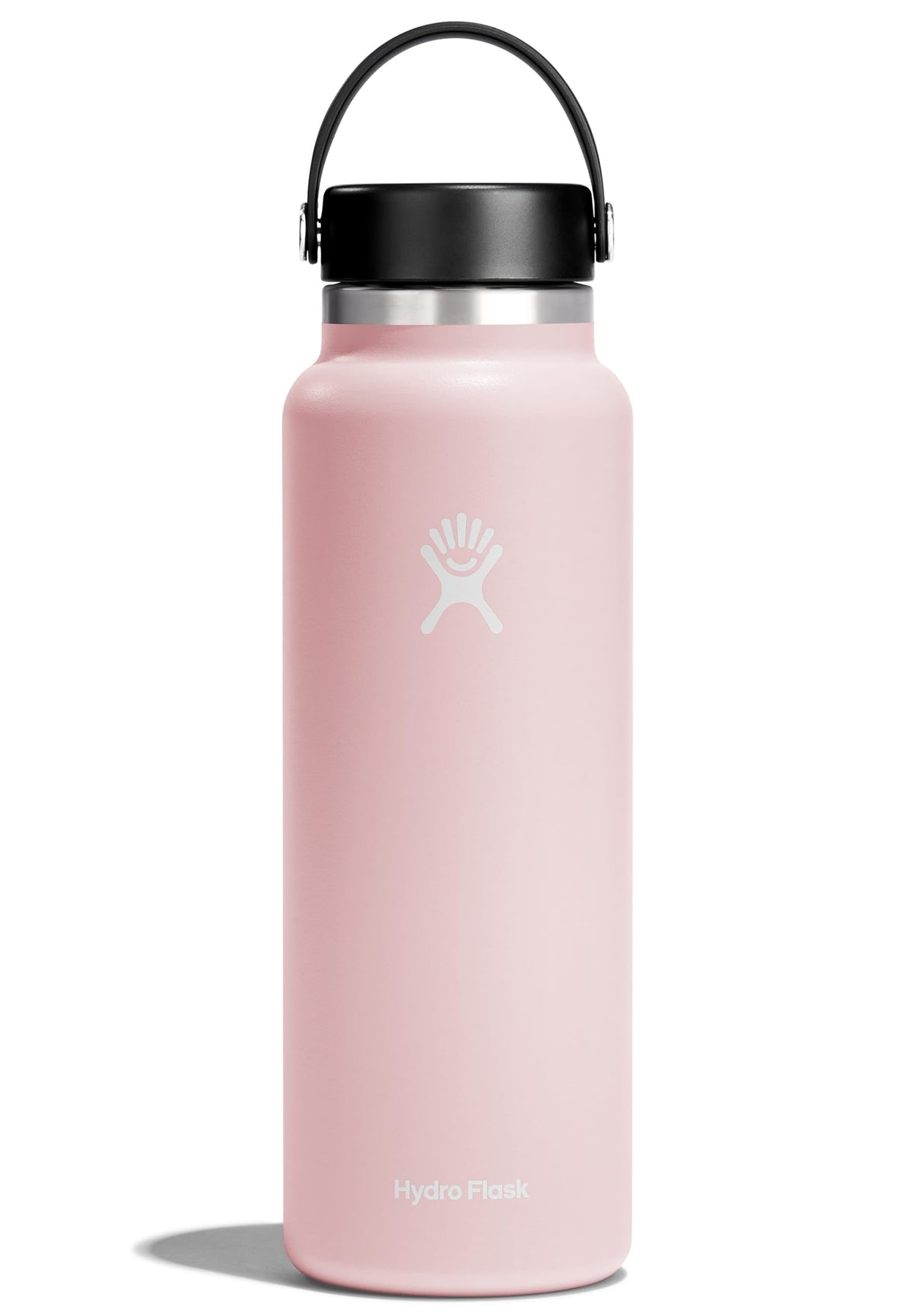 Hydro Flask Water Bottle - Insulated Stainless Steel - Wide Mouth Flex Lid, Non Spill, Leakproof and Refillable in 20 Oz Harbor Blue
