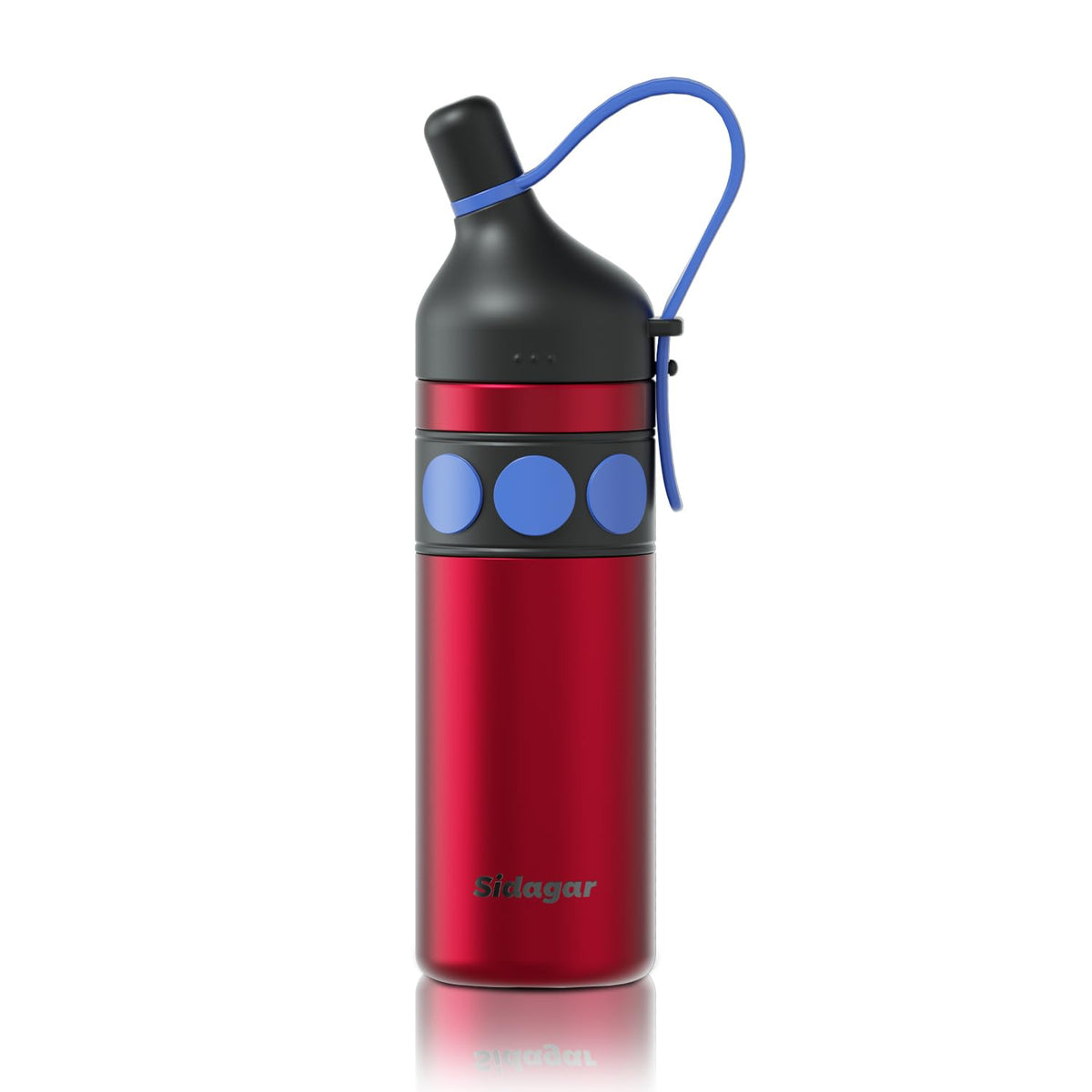 24 oz Sports Tumbler, Stainless Steel Vacuum Water Bottle Insulated Iced Travel Coffee Cup Double Wall Flask (Dark Grey)