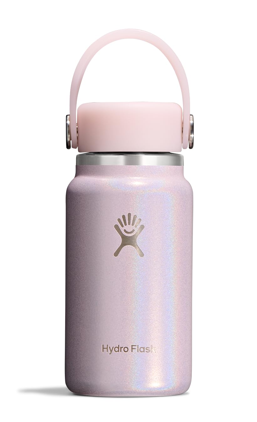 Hydro Flask Micro Bottle - Insulated Mini Leak Proof Flask for Purse or Pocket in 6.7 Oz Agave Green