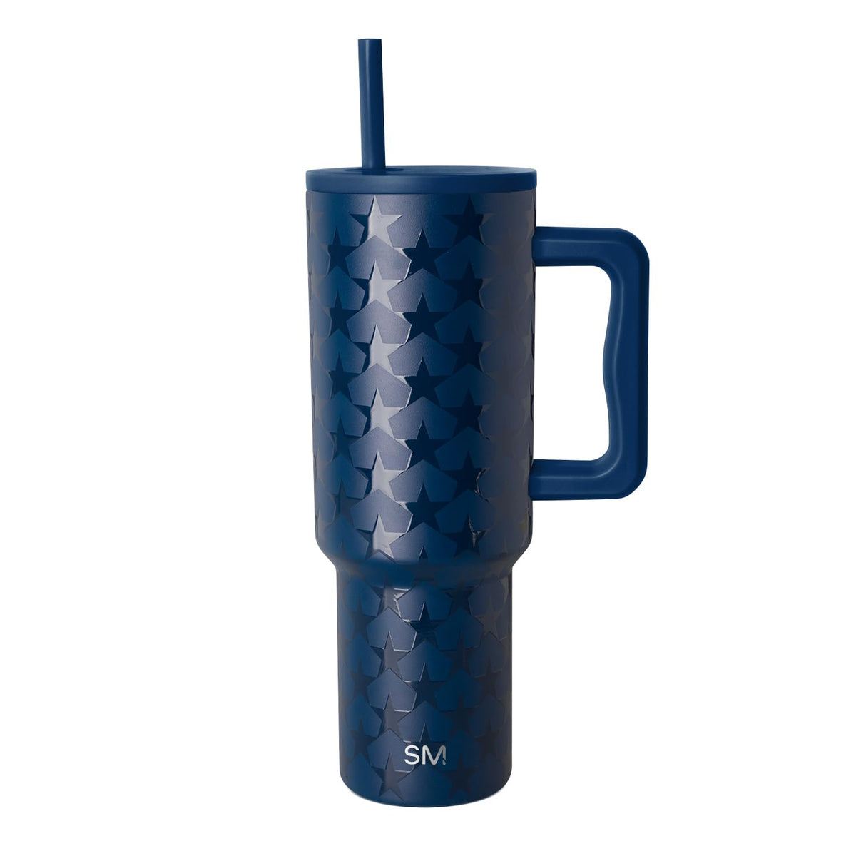 Simple Modern 40 oz Trek Tumbler with Handle and Straw Lid | Cup Holder Friendly Insulated Stainless Steel Travel Mug | Almond Birch
