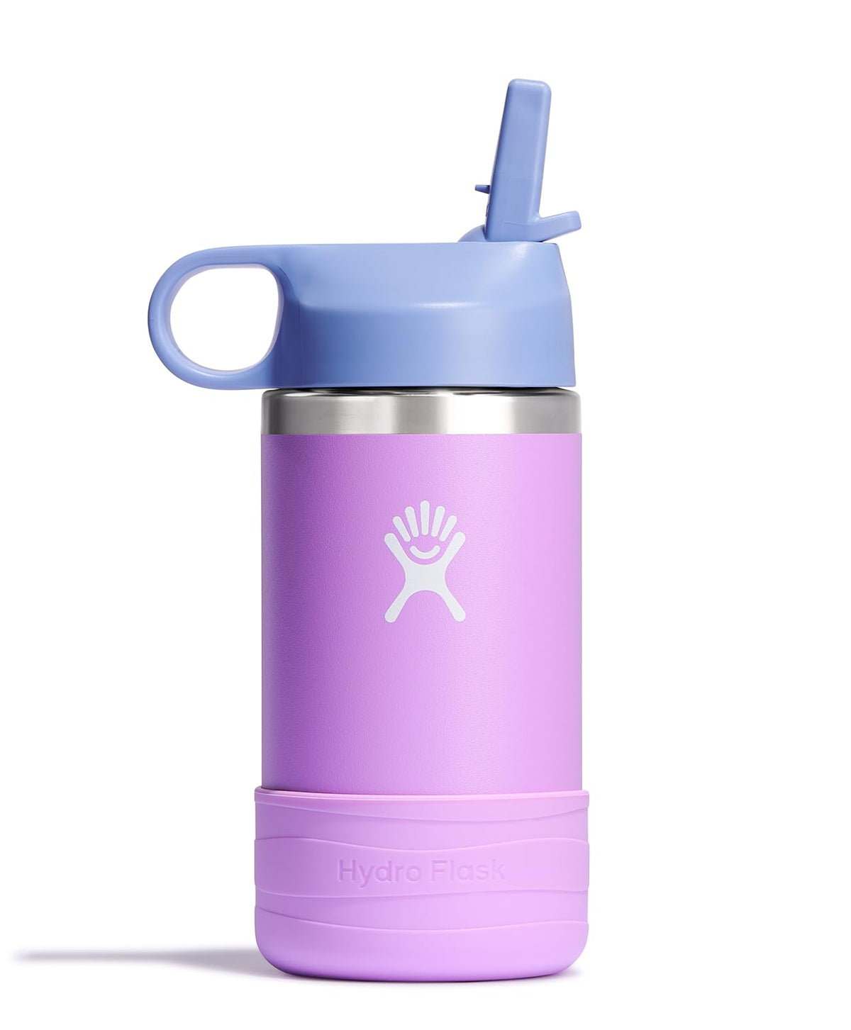 Hydro Flask Kids Water Bottle for School - Stainless Steel and Insulated with Straw Cap - 12 Oz World of Eric Carle Caterpillar Yellow